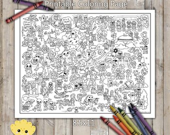 Star Wars Galaxy Printable Coloring Page