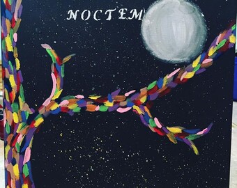 Carpe Noctem Abstract Canvas