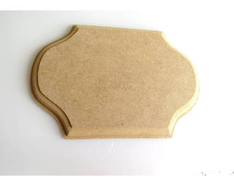 X 1 plate holder, molded edge