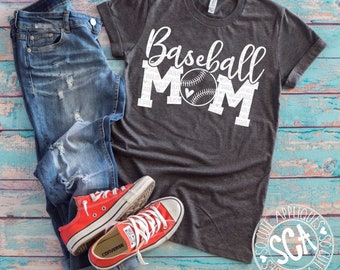 Baseball mom, baseball svg, Love baseball svg, baseball cutfile, svg file, baseball shirt, baseball clipart, baseball mom svg, grunge svg