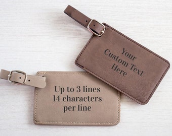 Create Your Own Personalized Luggage Tag: Custom Luggage Tag, Personalized Traveler Gift, Design Your Own Luggage Tag, SHIPS FAST