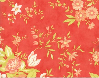 Ella & Ollie - Meadow in Strawberry by Fig Tree and Co for Moda Fabrics