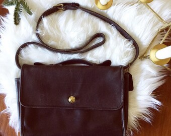 SALE | Vintage COACH black leather bag