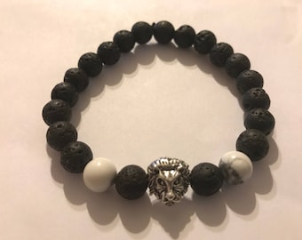 Essential oil diffuser bracelet-lion