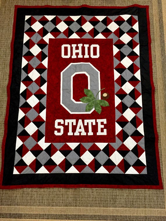 Ohio State Buckeye OSU Quilt