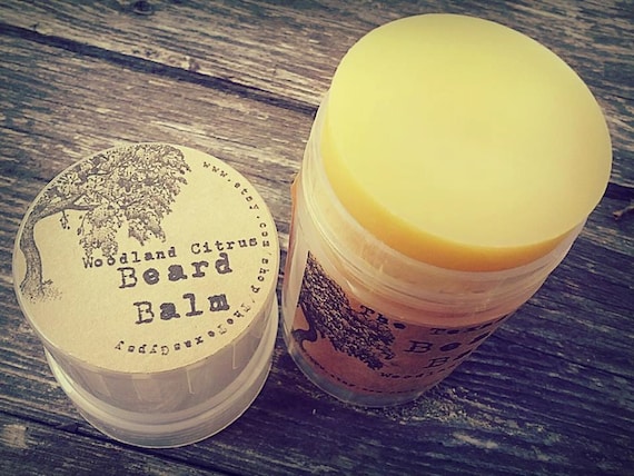 Woodland Citrus Beard Balm 2 oz twist up (Citrus Nag Champa Eucalyptus)