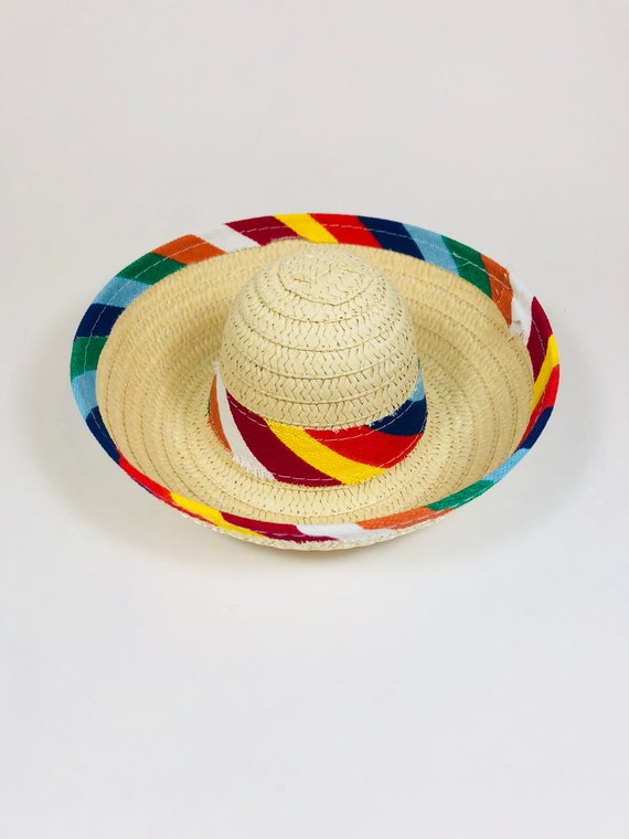 Sombrero || Dog Hat || Straw Hat || Mini Sombrero || Fiesta Party || Fiesta Hat