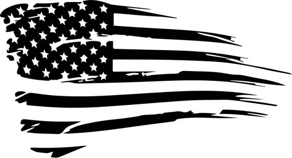 Download Distressed American Flag Vector Cut File (DXF, SVG, EPS) from FillerDesigns on Etsy Studio