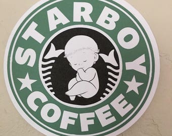 Starbucks Starboy Baby Shower Cake Topper/ Centerpiece