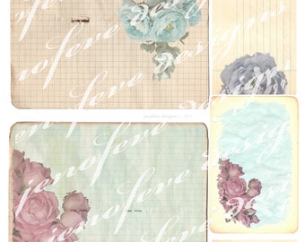 Build ~A~ Bellishment Set#3 Vintage Notebook