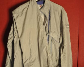 Vintage 80s SkiOverall Gray Loosefit Size L-XL