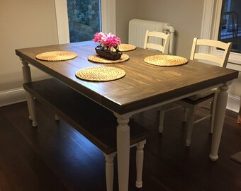Farmhouse Table and Bench