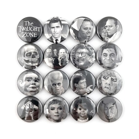 The Twilight Zone 1 Button Pin Set