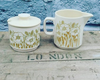 Collection of vintage Hornsea pottery