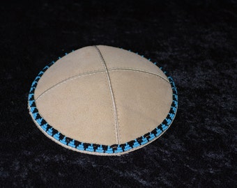 Native American beaded Kippah
