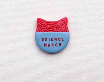 Science March, Science is Real Pin, Climate Change Pin, Brain Hat, Science not Silence, Anti Trump, Science Matters, Trump Resistance Pin