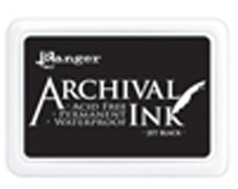 Ranger Archival Ink Pads - JET BLACK