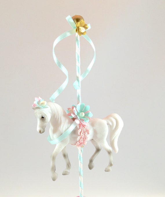 Plastic Carousel Horse Cake Topper Plastic Carousel Horse Cake Topper