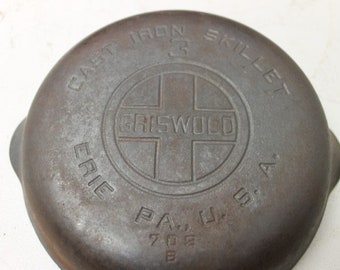 Griswold #3 Cast Iron Pan