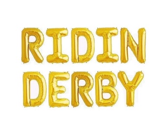 Kentucky Derby Decorations Kentucky Derby Party Decorations Kentucky Derby Balloons Kentucky Derby Party Derby Decor Derby Themed Bach Party
