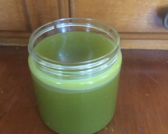 Green tea eye cream. Infused green tea cream. Eye serum