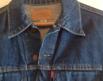 Vintage Levi's Big E Type III denim jacket 32 inch chest