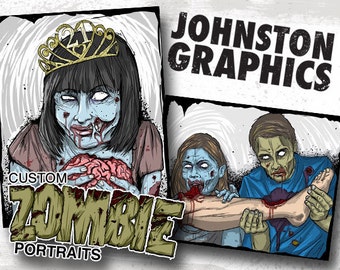 Custom Zombie Portrait / Print