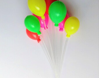 Miniature Balloons, Fairy Garden Balloons, Dollhouse Balloons, Fairy Garden Accessories, Fairy Garden Miniatures
