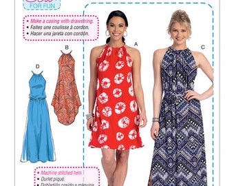 Dress by McCall's M7405 sewing pattern
