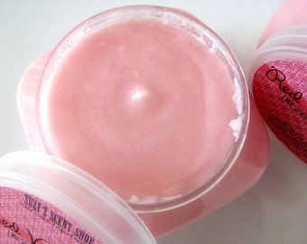 Red Velvet Cake - Emulsified whipped Sugar Scrub - Large Jar - Chocolate Cream Cheese - Body Polish - Bath and Body - Exfoliating - 8 oz