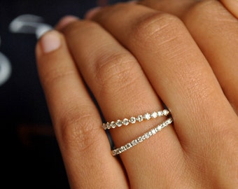 Diamond wedding band | Etsy Diamond wedding band | Etsy
