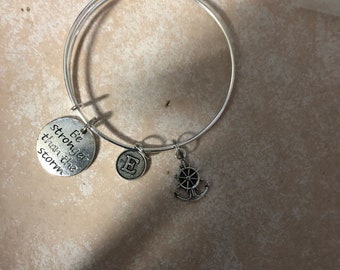 Be stronger than the storm bangle