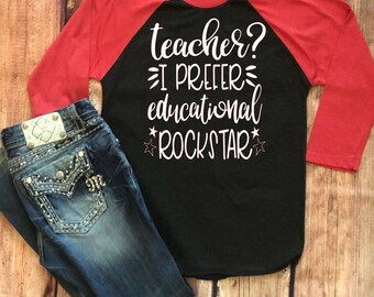 Teacher I Prefer Educational Rockstar Svg, Educational Rockstar Svg, Teacher Life Svg, Teaching Svg, School Svg, Teacher Svg
