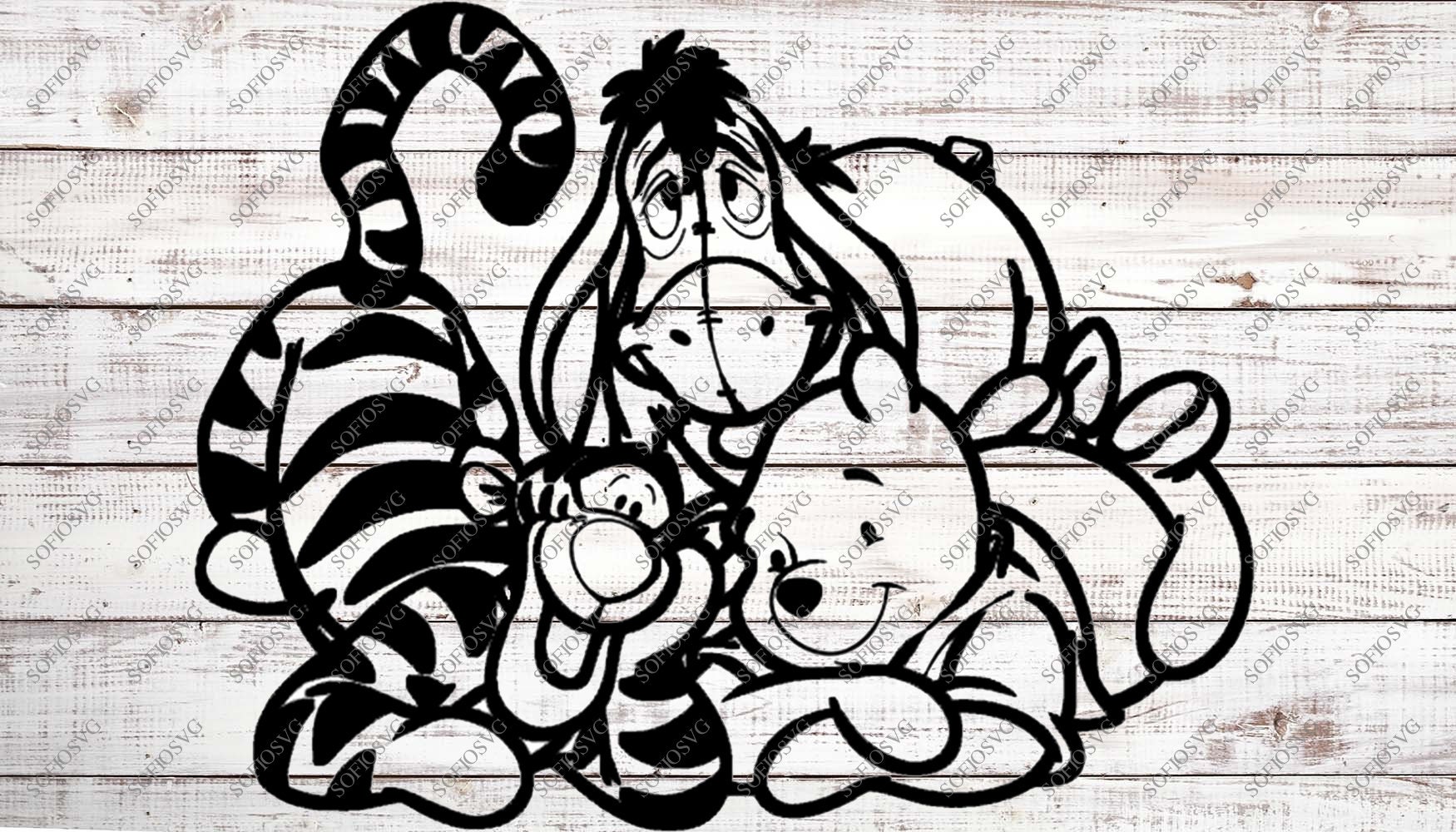 Download Winnie The Pooh Svg Files - Winnie The Pooh Clipart - Disney Characters - Svg For Cricut - Svg ...