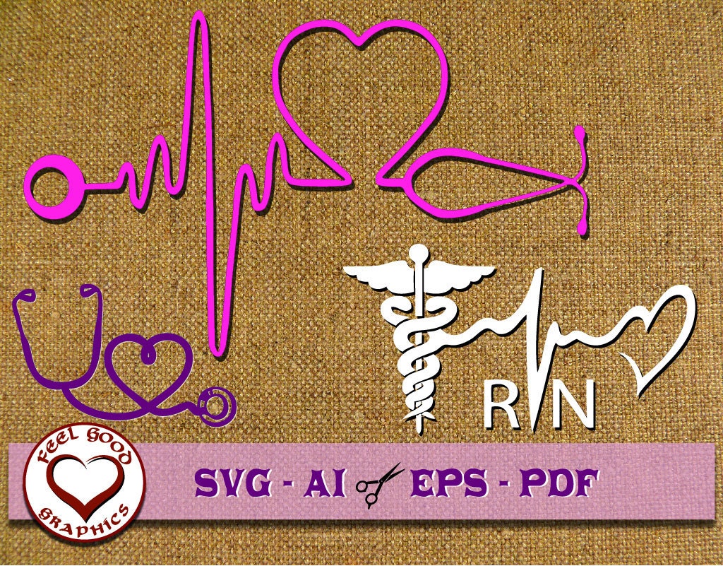 Download Nurse Svg Nurse Monogram SVG Files Cricut SVG Silhouette