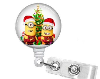 minion christmas minion id badge holder retractable badge reelsanta minion minion - Minion Christmas Tree minion christmas minion id badge holder retractable badge reelsanta minion minion - Minion Christmas Tree