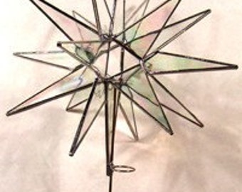 10" 18 Point Moravian Star Tree Topper