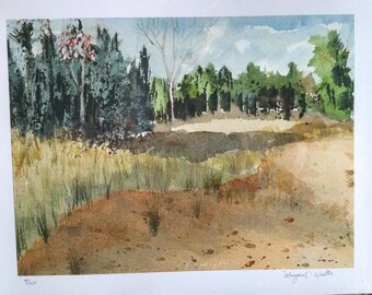 Sleeping Bear Dunes Watercolor Print