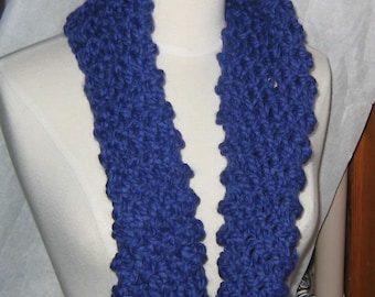 Soft and Plush Cobalt Blue Cowl Scarf Neck Warmer