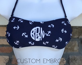 monogrammed swim shirt