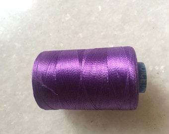 Silk Thread spool, Purple lavender thread silk for machine embriodery, Silk thread spool Diy supplies,jewellery making