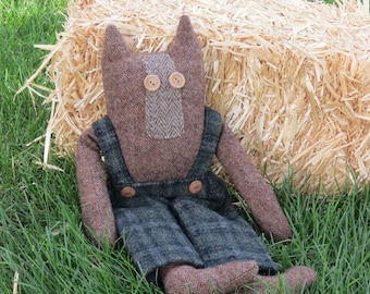 Pierre Puddy Cat Wool Cat Doll Handmade Cat Doll