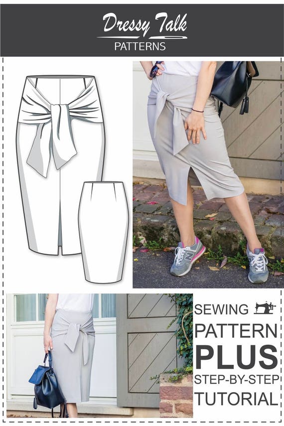 Pencil Skirt Pattern Skirt Sewing Patterns Simple Skirt