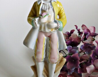 Occupied Japan Figurine Colonial Man Vintage