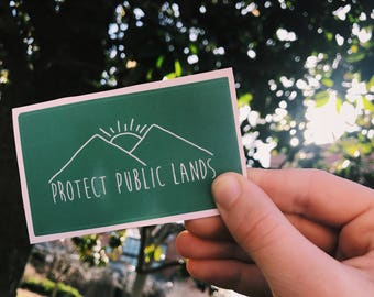 Protect Public Lands Sticker
