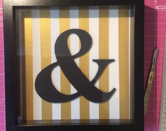 Gold and Black & papercut