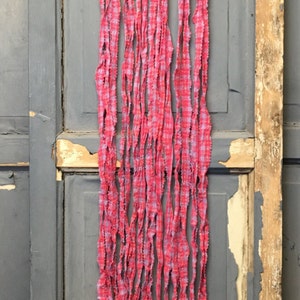 Beachy Fiber Wall Hanging Handcrafted UNDER 15
