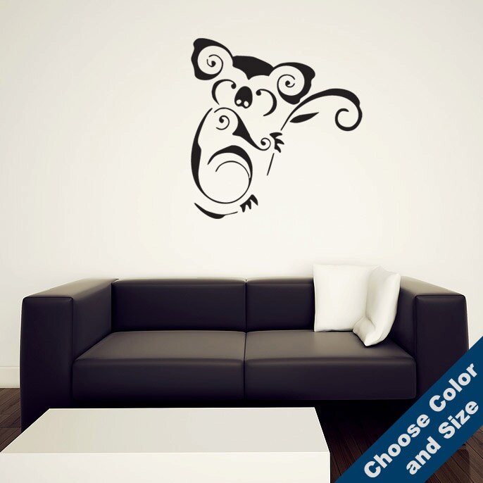 Decorative Koala Wall Decal Vinyl Sticker Free Shipping