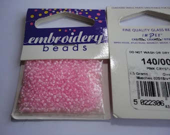 seed fine embroidery 2mm (005) girly pink