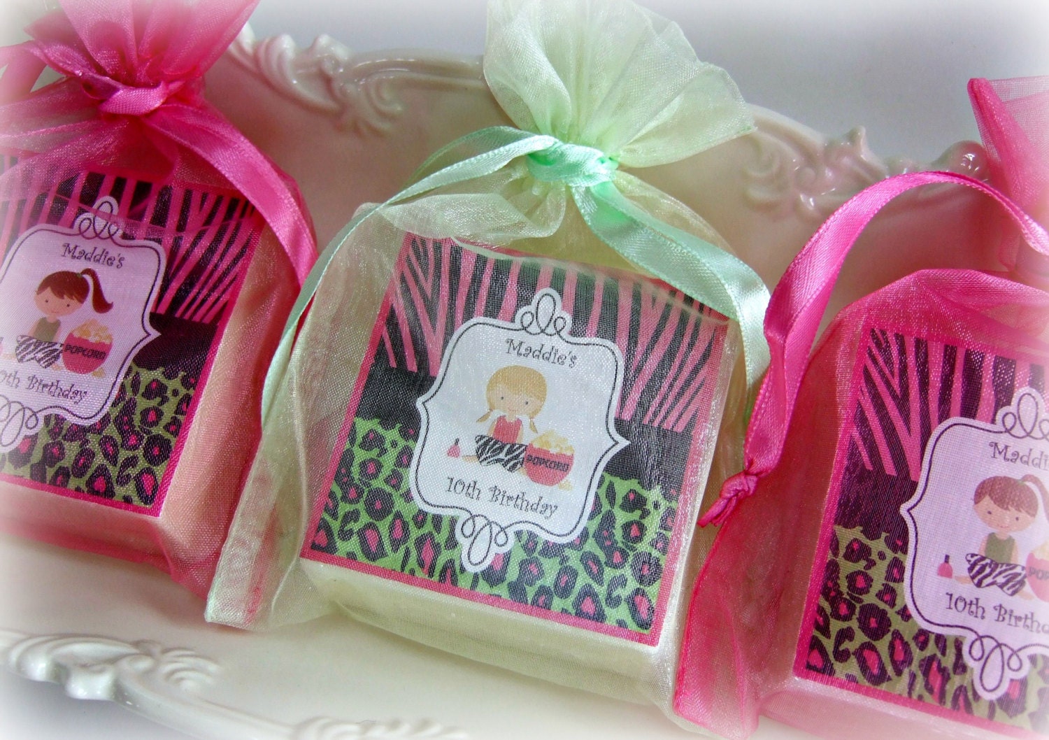 Spa Party Favor Birthday Girl Zebra Spa Party Favor Birthday Girl Zebra